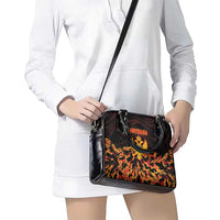 Montenegro Shoulder Handbag Coat Of Arms Fire Style - Wonder Print Shop