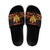 Montenegro Slide Sandals Coat Of Arms Fire Style - Wonder Print Shop