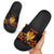 Montenegro Slide Sandals Coat Of Arms Fire Style - Wonder Print Shop