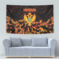 Montenegro Tapestry Coat Of Arms Fire Style - Wonder Print Shop