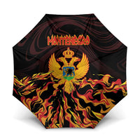 Montenegro Umbrella Coat Of Arms Fire Style - Wonder Print Shop