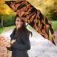 Montenegro Umbrella Coat Of Arms Fire Style - Wonder Print Shop