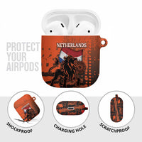 Netherlands AirPods Case Lion With Daisy Flower - Wonder Print Shop