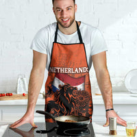 Netherlands Apron Lion With Daisy Flower - Wonder Print Shop
