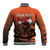 Personalized Netherlands Baseball Jacket Lion With Daisy Flower - Wonder Print Shop