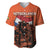 Personalized Netherlands Baseball Jersey Lion With Daisy Flower - Wonder Print Shop