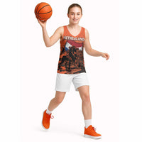 Personalized Netherlands Basketball Jersey Lion With Daisy Flower - Wonder Print Shop
