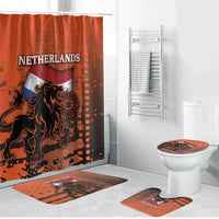 Netherlands Bathroom Set Lion With Daisy Flower - Wonder Print Shop