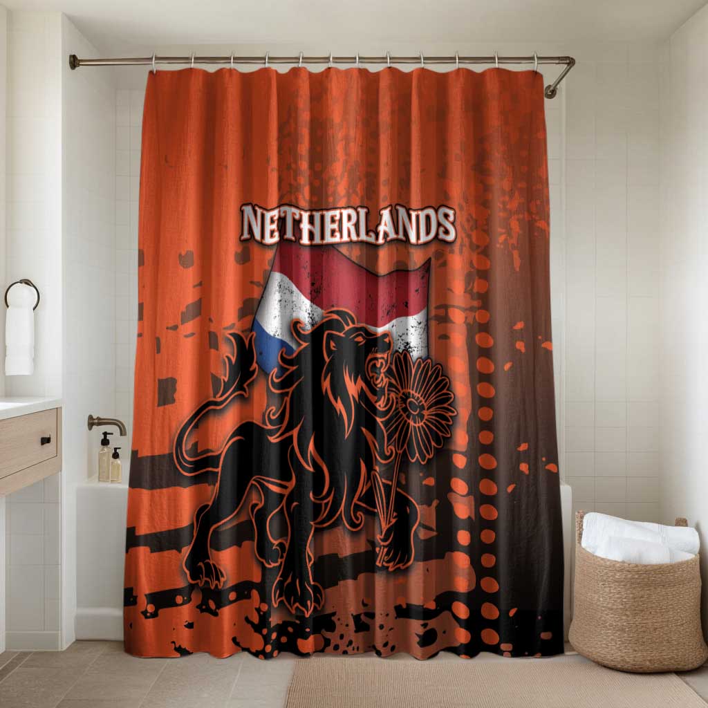 Netherlands Bathroom Set Lion With Daisy Flower - Wonder Print Shop