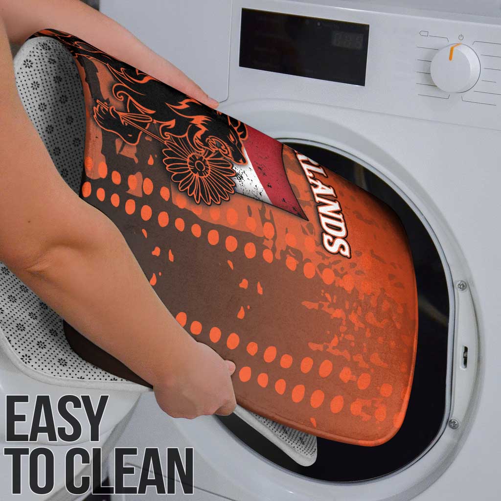 Netherlands Bathroom Set Lion With Daisy Flower - Wonder Print Shop