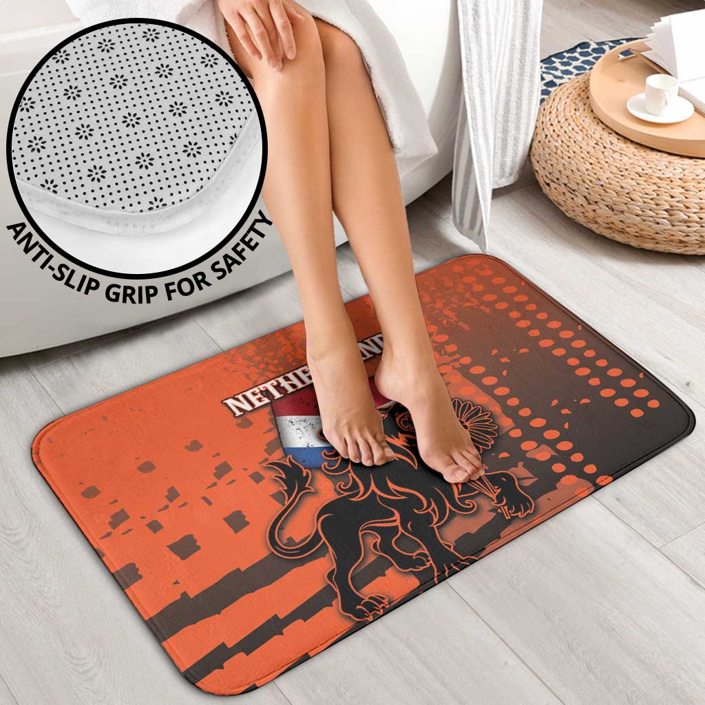 Netherlands Bathroom Set Lion With Daisy Flower - Wonder Print Shop