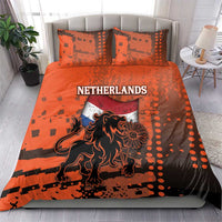 Netherlands Bedding Set Lion With Daisy Flower - Wonder Print Shop