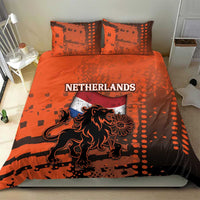 Netherlands Bedding Set Lion With Daisy Flower - Wonder Print Shop