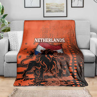 Netherlands Blanket Lion With Daisy Flower - Wonder Print Shop