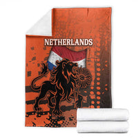 Netherlands Blanket Lion With Daisy Flower - Wonder Print Shop