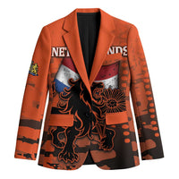 Personalized Netherlands Blazer Lion With Daisy Flower - Wonder Print Shop