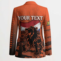 Personalized Netherlands Blazer Lion With Daisy Flower - Wonder Print Shop