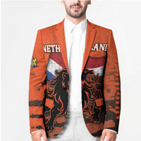 Personalized Netherlands Blazer Lion With Daisy Flower - Wonder Print Shop