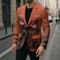 Personalized Netherlands Blazer Lion With Daisy Flower - Wonder Print Shop