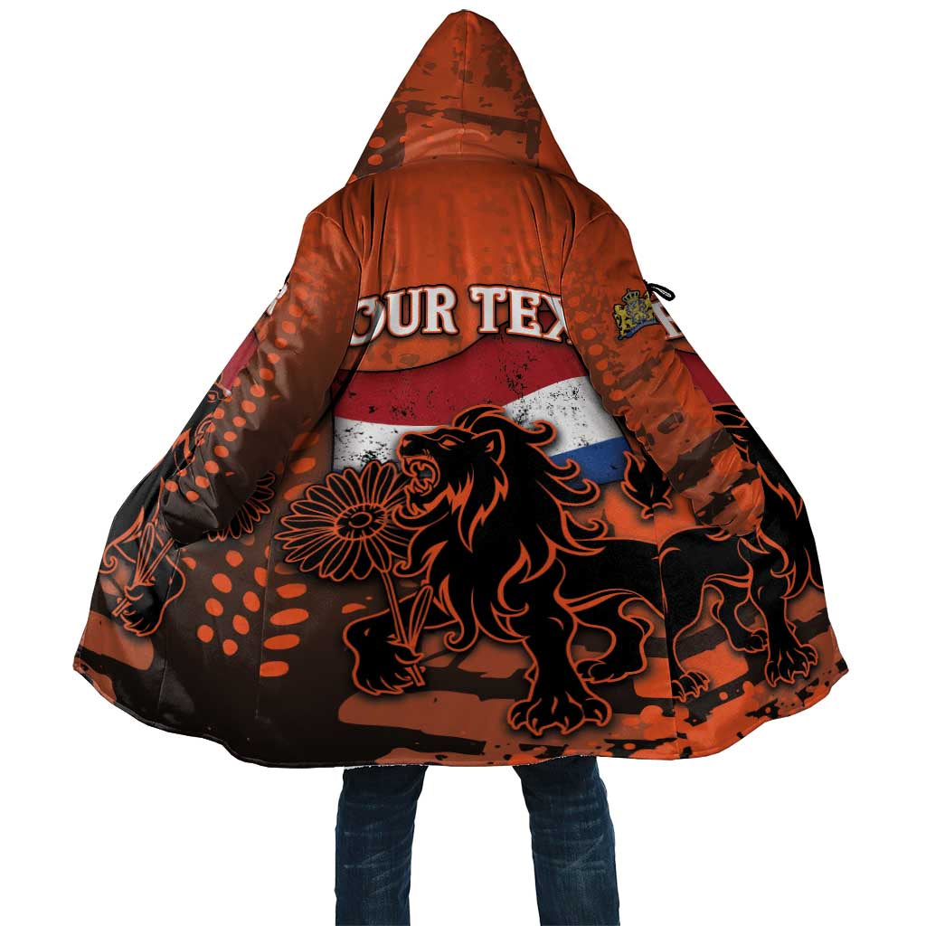 Personalized Netherlands Cloak Lion With Daisy Flower - Wonder Print Shop