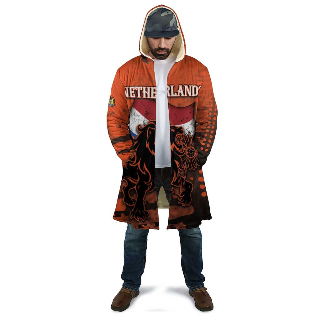 Personalized Netherlands Cloak Lion With Daisy Flower - Wonder Print Shop