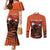 Personalized Netherlands Couples Matching Mermaid Dress and Long Sleeve Button Shirt Lion With Daisy Flower - Wonder Print Shop