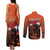 Personalized Netherlands Couples Matching Tank Maxi Dress and Long Sleeve Button Shirt Lion With Daisy Flower - Wonder Print Shop