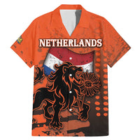 Personalized Netherlands Family Matching Mermaid Dress and Hawaiian Shirt Lion With Daisy Flower - Wonder Print Shop