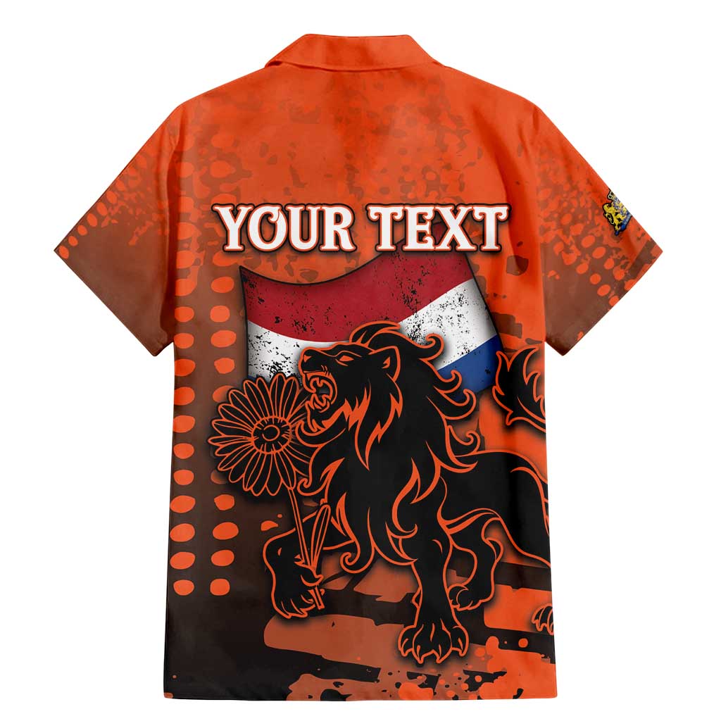 Personalized Netherlands Family Matching Mermaid Dress and Hawaiian Shirt Lion With Daisy Flower - Wonder Print Shop