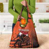 Netherlands Grocery Bag Lion With Daisy Flower - Wonder Print Shop