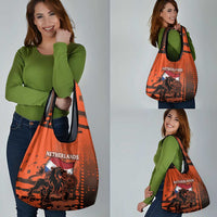 Netherlands Grocery Bag Lion With Daisy Flower - Wonder Print Shop