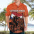 Personalized Netherlands Hawaiian Shirt Lion With Daisy Flower - Wonder Print Shop