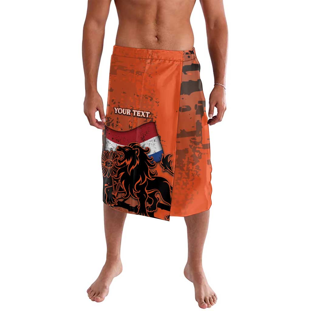 Personalized Netherlands Lavalava Lion With Daisy Flower - Wonder Print Shop