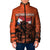 Personalized Netherlands Padded Jacket Lion With Daisy Flower - Wonder Print Shop