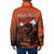 Personalized Netherlands Padded Jacket Lion With Daisy Flower - Wonder Print Shop
