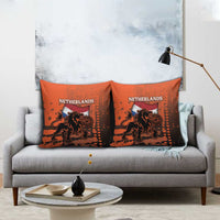 Netherlands Pillow Cover Lion With Daisy Flower - Wonder Print Shop