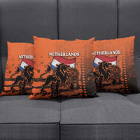 Netherlands Pillow Cover Lion With Daisy Flower - Wonder Print Shop