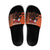 Netherlands Slide Sandals Lion With Daisy Flower - Wonder Print Shop