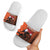 Netherlands Slide Sandals Lion With Daisy Flower - Wonder Print Shop