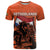 Personalized Netherlands T Shirt Lion With Daisy Flower - Wonder Print Shop