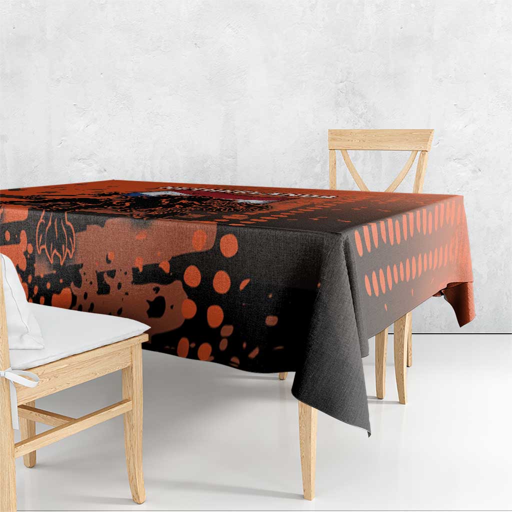 Netherlands Tablecloth Lion With Daisy Flower - Wonder Print Shop