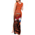 Personalized Netherlands Tank Maxi Dress Lion With Daisy Flower - Wonder Print Shop