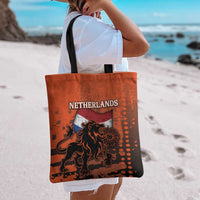 Netherlands Tote Bag Lion With Daisy Flower - Wonder Print Shop