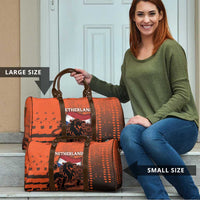 Netherlands Travel Bag Lion With Daisy Flower - Wonder Print Shop