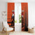 Netherlands Window Curtain Lion With Daisy Flower - Wonder Print Shop