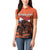 Personalized Netherlands Women Polo Shirt Lion With Daisy Flower - Wonder Print Shop