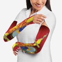 North Macedonia Arm Sleeves National Emblem With Lion - Wonder Print Shop