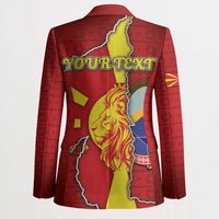 Personalized North Macedonia Blazer National Emblem With Lion - Wonder Print Shop