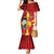 Personalized North Macedonia Family Matching Mermaid Dress and Hawaiian Shirt National Emblem With Lion - Wonder Print Shop