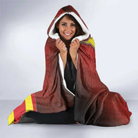 North Macedonia Hooded Blanket National Emblem With Lion - Wonder Print Shop